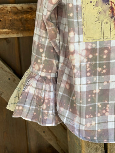 TWILIGHT STAG Flared Sleeve Flannel